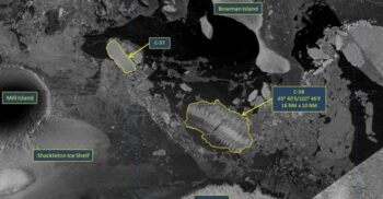 Imaginile prin satelit arată că întreaga banchiză Conger din Antarctica s-a prăbușit