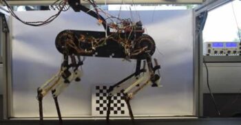 Un câine robot a învățat să meargă în doar o oră! E mai eficient decât puii animalelor (Video)