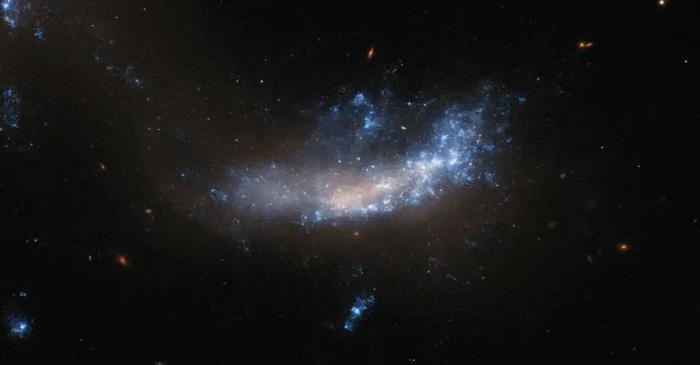 Această galaxie a fost scena unui eveniment extraordinar