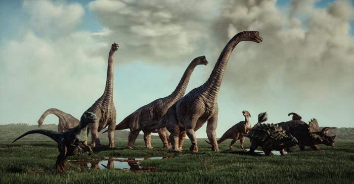 Scheletul de apatosaurus „Vulcan", vândut cu 6 milioane de euro la licitație în Franța