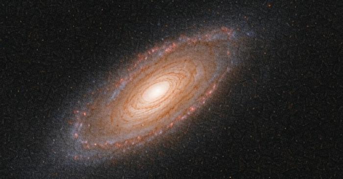 Telescopul James Webb a descoperit o galaxie spirală veche de 12 miliarde de ani