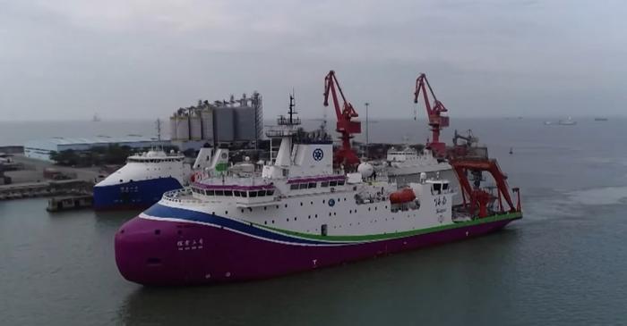 China a lansat Tansuo-3, nava gigant pentru explorarea adâncurilor oceanice