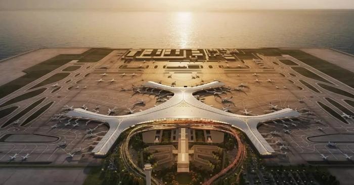 China construiește cel mai mare aeroport de pe o insulă artificială din Marea Galbenă