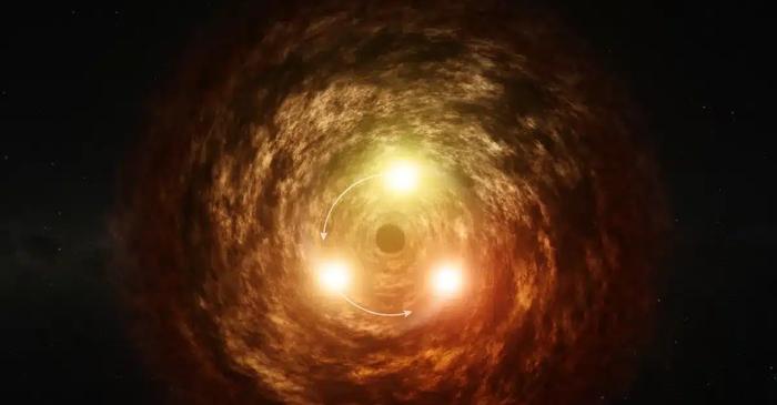 Gaura neagră din centrul Căii Lactee a emis o erupție inedită în infraroșu