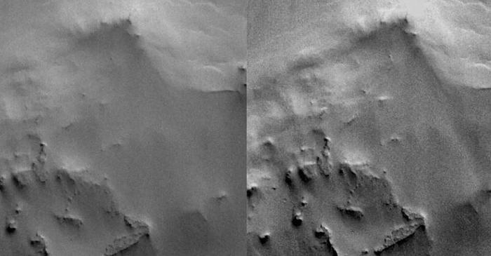 Formațiunea pătrată de pe Marte: Geologii explică misterul natural din craterul marțian