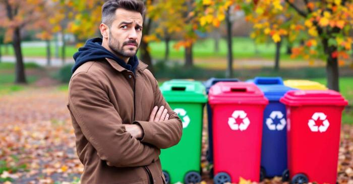 De ce culoarea pubelei ne face să sortăm greșit deșeurile?