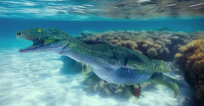 Un fosil descoperit în Elveția dezvăluie o tehnică de înot neașteptată la reptilele marine preistorice