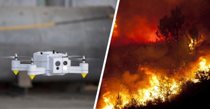 Un drone rezistă la temperaturi de 200°C pentru a ajuta pompierii în incendii