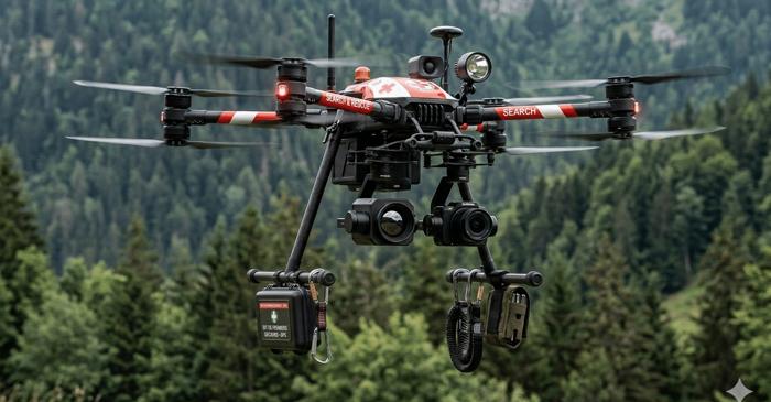 Cum poate o dronă cu inteligență artificială să găsească o persoană pierdută și să îi evalueze starea?