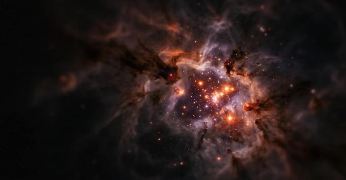 Telescopul James Webb a pătruns un zid de praf cosmic pentru a dezvălui nașterea a mii de stele masive